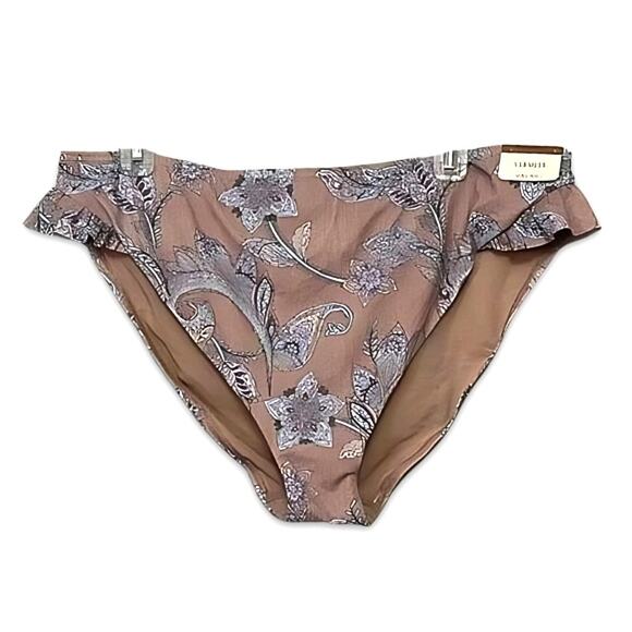 Artesands Vermeer Bikini Bottom Floral Print High-Waisted Multicolor W US 14 NWT - Picture 2 of 9